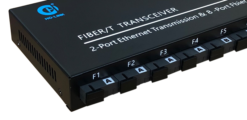 switch quang 8 cổng SC + 2 Cổng J45 Giga HL-8F2E1000