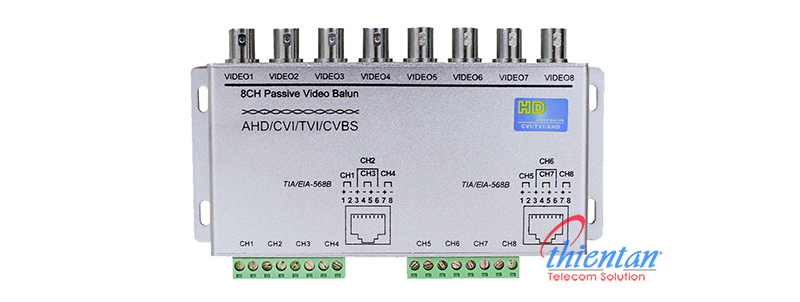 video balun 8 kênh BNC-BL8CH