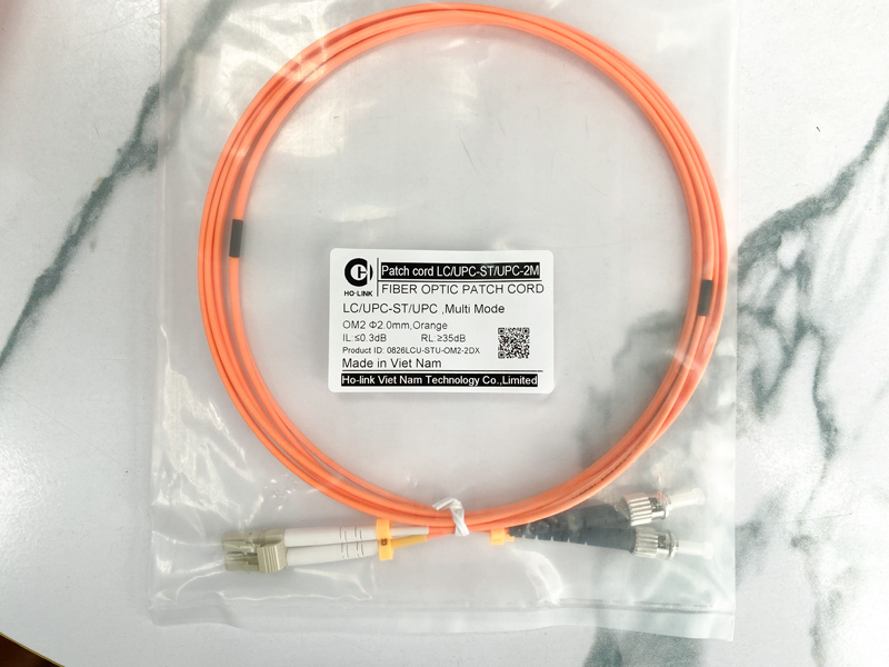 Dây nhảy quang LC-ST duplex OM2 Dây nhảy quang LC-ST OM2