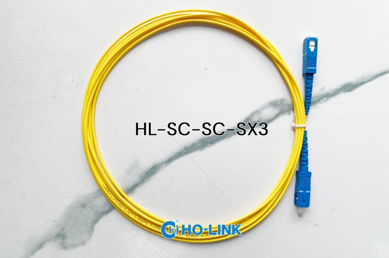 Dây nhảy quang single mode simplex 3m HO-LINK HL-SC-SC-SX3