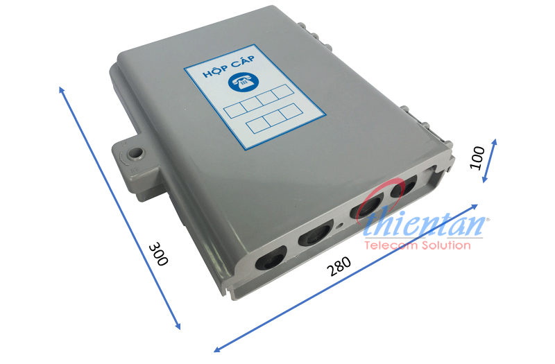 kích thước hộp cáp thoại 50 đôi