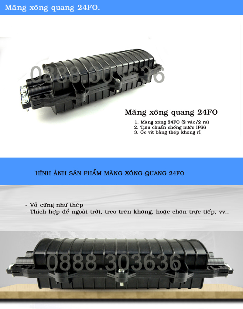 Măng xông quang 24FO