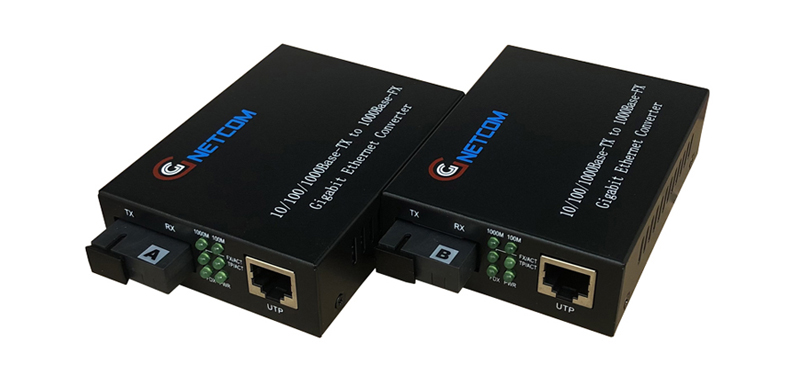 Bộ chuyển đổi quang điện 10/100/1000Mps 1 sợi GNC-2111S-20A/B
