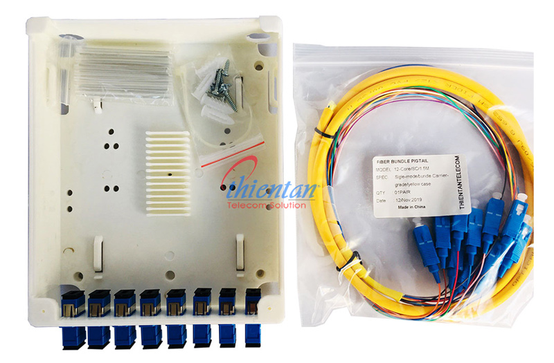 Hộp phối quang ODF 8FO full box