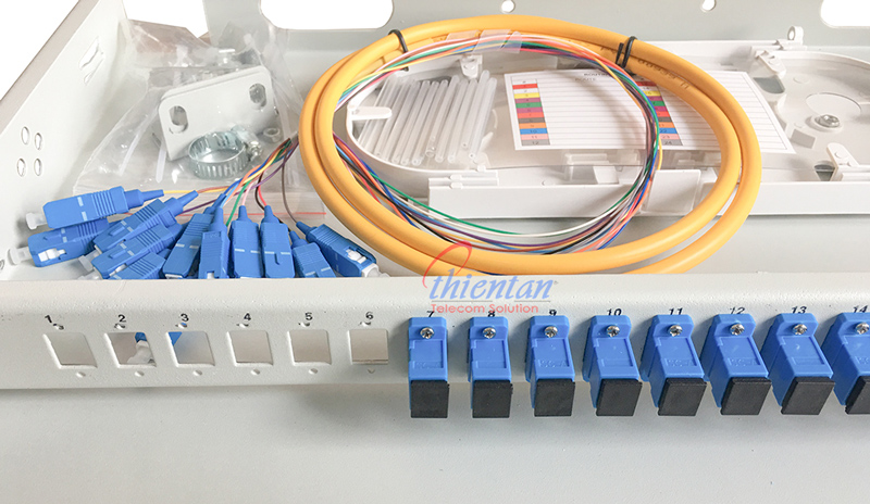 odf 12fo chuẩn sc gắn rack ODF 12FO SC