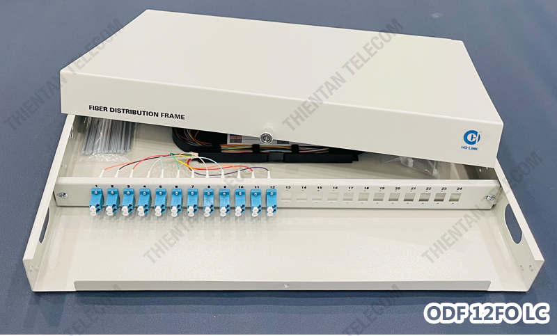 hộp phối quang ODF 12FO LC đầy đủ