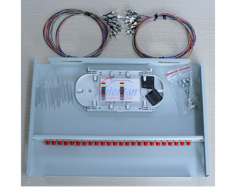 ODF 24FO gắn rack đầy đủ chuẩn FC/UPC