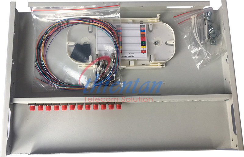 Hộp phối quang ODF 24FO FC/UPC phụ kiện 12