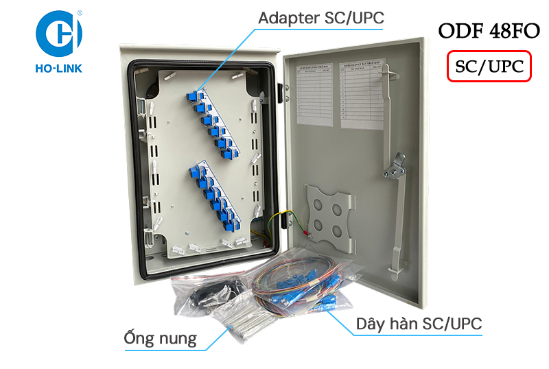 odf 48fo outdoor đầy đủ phụ kiện