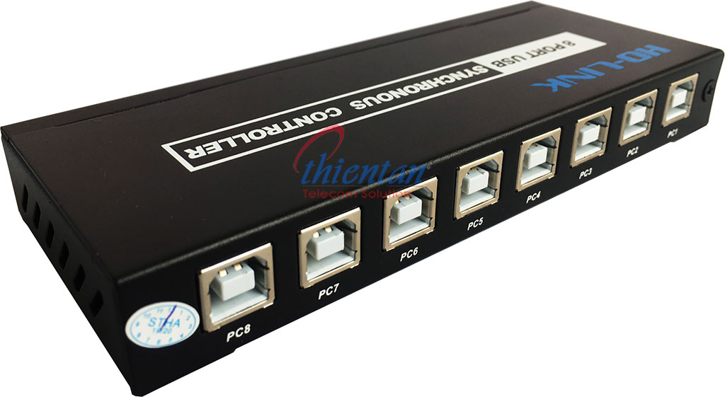 HL-8P-USB bộ điều khiển đồng bộ 8 cổng usb 2.0