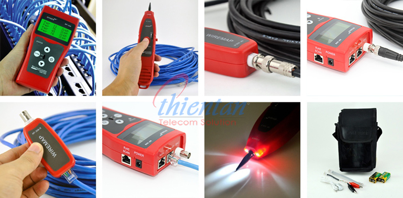 máy test cáp mạng đa năng NF-308