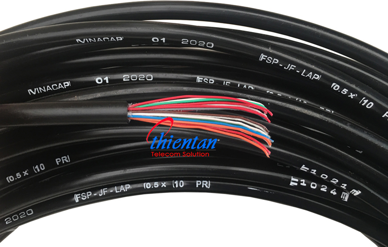 cáp điện thoại 10 đôi vinacap