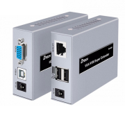 Bộ kéo dài VGA qua cáp mạng có cổng USB 60M VGA-USB-60M
