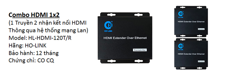 giải pháp  truyền HDMI 1 ra 2 màn hình thương hiệu Holink