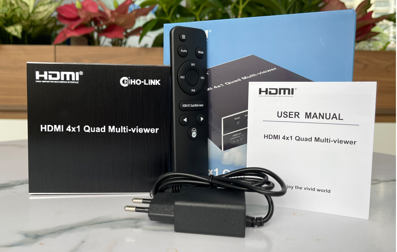 Bộ gộp HDMI 4 Vào 1 Ra Holink HL-7056A