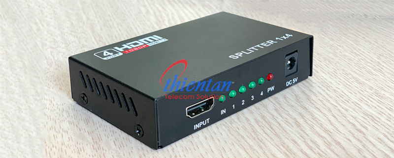 Bộ chia HDMI 1 ra 4 full HD vỏ sắt