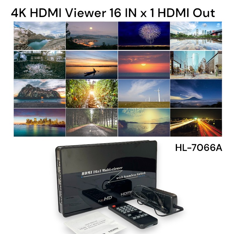 Bộ gộp HDMI 16 In 1 out
