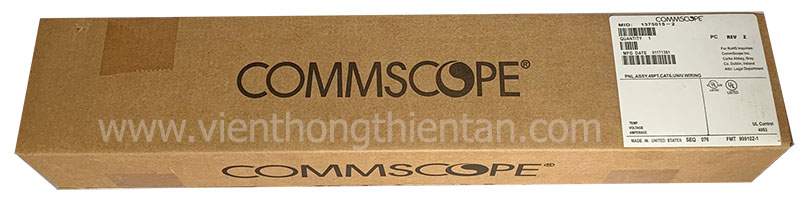 Patch panel COMMSCOPE/AMP 48 port CAT6 | PN: 1375015-2 1375015-2