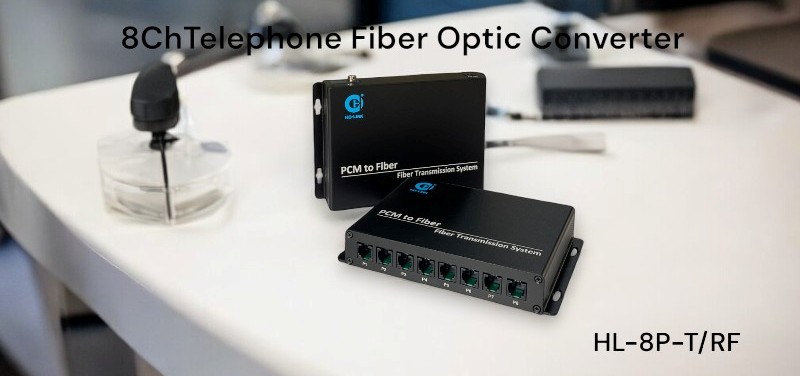 Bộ chuyển đổi quang thoại 8 cổng HL-8P-TRF