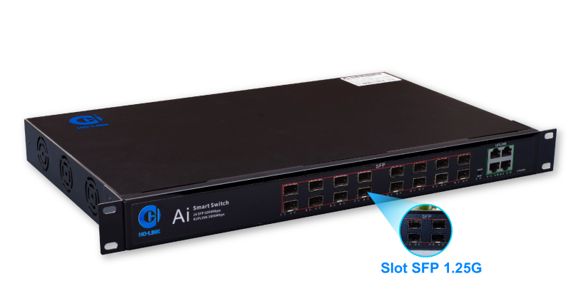 khe cắm module SFP HL-16SFP-2E